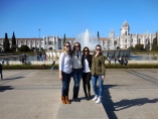 Alayna, Sofia, Emily and me in Belém - 2/27/15